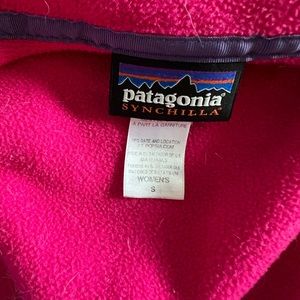 Patagonia fleece synchilla model size small used good condition